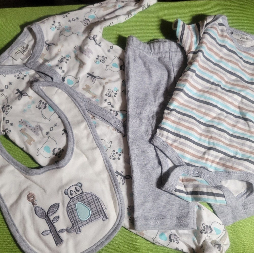 Piece New Without Tags 0-3 Months Bundle